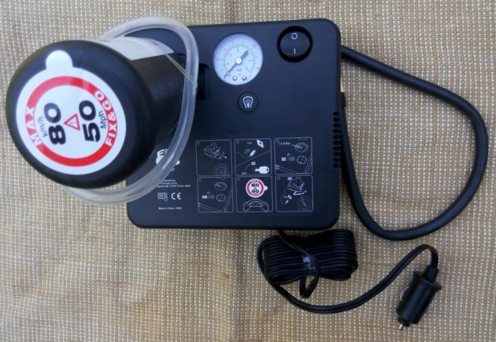 Оригинальний набор (компрессор с герметиком) Fix&Go для ремонта шин Fiat, Lancia, Alfa Romeo